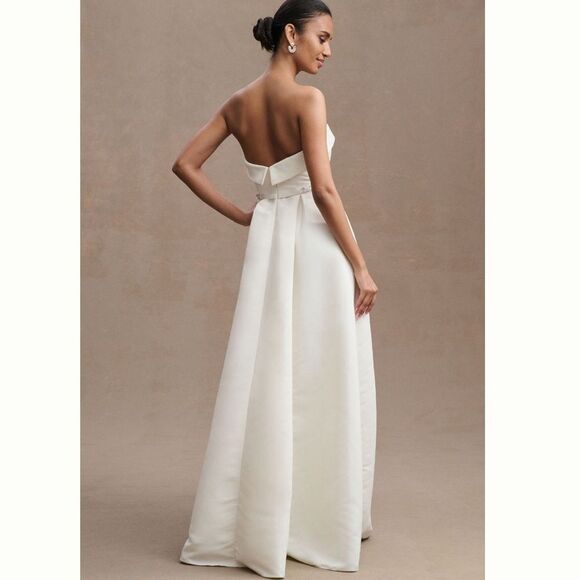 Anthropologie Sachin & Babi Brielle Strapless Embellished A-Line Gown/size 0 - Picture 8 of 15
